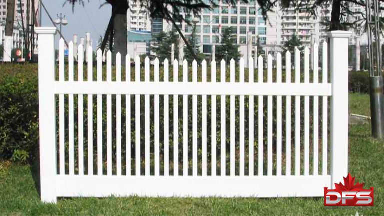 picket vinyl fence canada