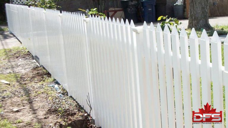 picket plastic fencing martensville