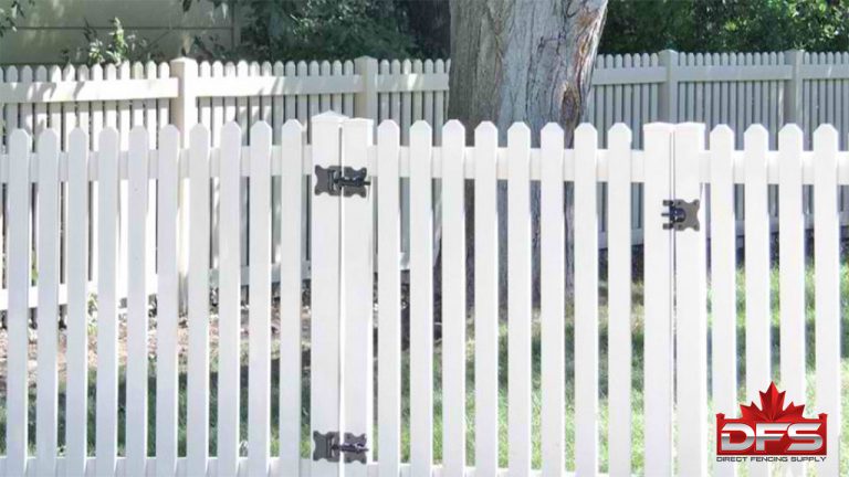 picket pvc fence martensville
