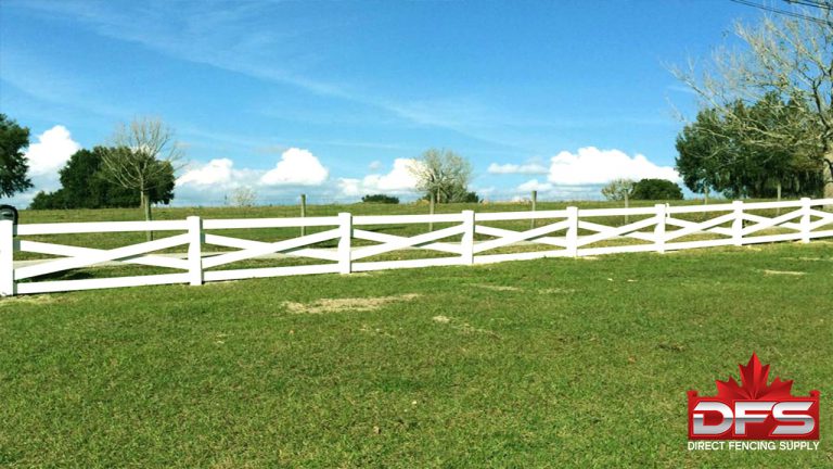 ranch rail pvc fence martensville