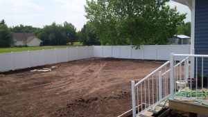 Your Yard Solutions project privacy vinyl fence saskatchewan