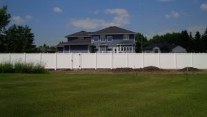 Your Yard Solutions project privacy pvc vinyl fence canada