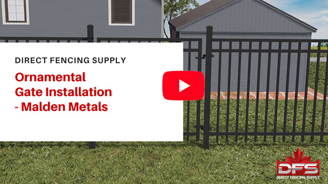 gate installation using Malden Metals YouTube thumbnail